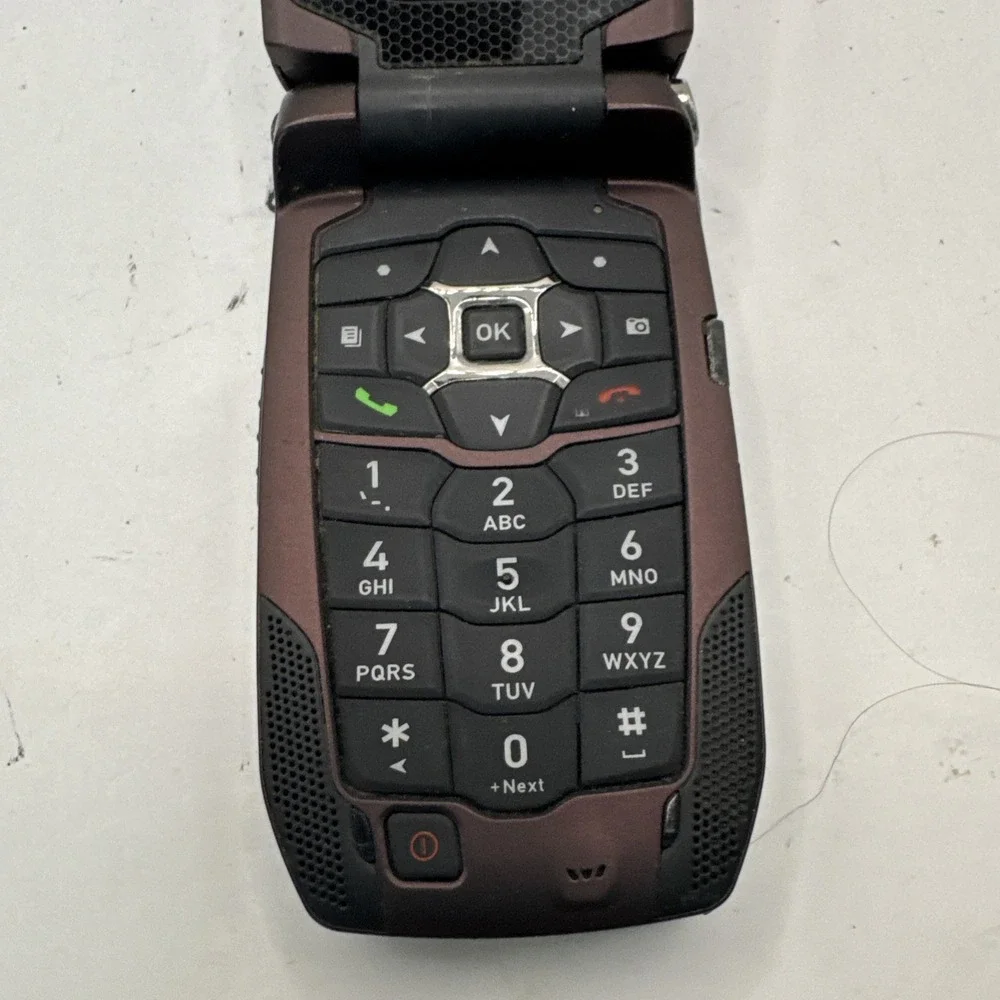 Motorola i series i880 - Black ( Nextel ) Very Rare iDEN PTT Flip Phone - READ